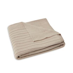 Jollein Wiegdeken Pure Knit - 75x100 cm. - Nougat