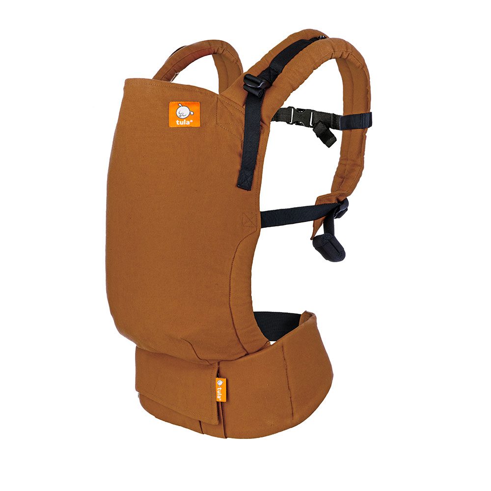 Tula Free to Grow Hemp Amber ergonomische draagzak - vanaf ‘geboorte’ te gebruiken - makkelijk verstelbaar - comfortabel voor ouder en kind