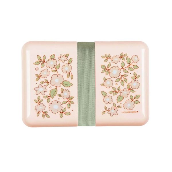 A Little Lovely Company Lunchbox - Blossoms Pink