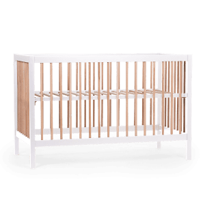 ChildHome Cot 97 Babybed - 60x120 cm. - White/Natural