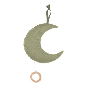 Little Dutch Maan Muziekdoosje - Pure Olive
