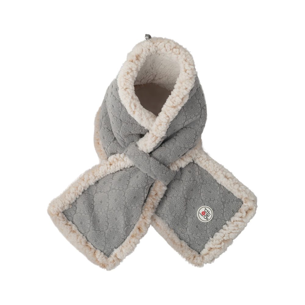 Lodger Fleece Baby Sjaal One size Grijs Muffler Folklore Fleece Zachte kwaliteit Handige lus