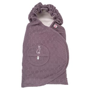 Lodger Wrapper Folklore Fleece - Mauve