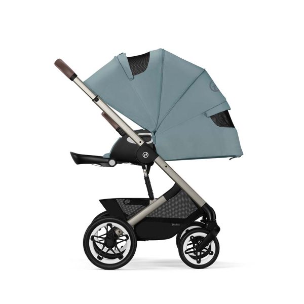 Cybex Talos S Lux Taupe Frame - Sky Blue