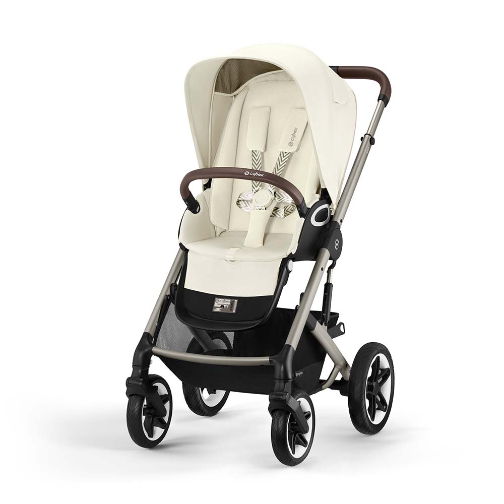 Cybex Talos S Lux Kinderwagen - Taupe Frame - Seashell Beige