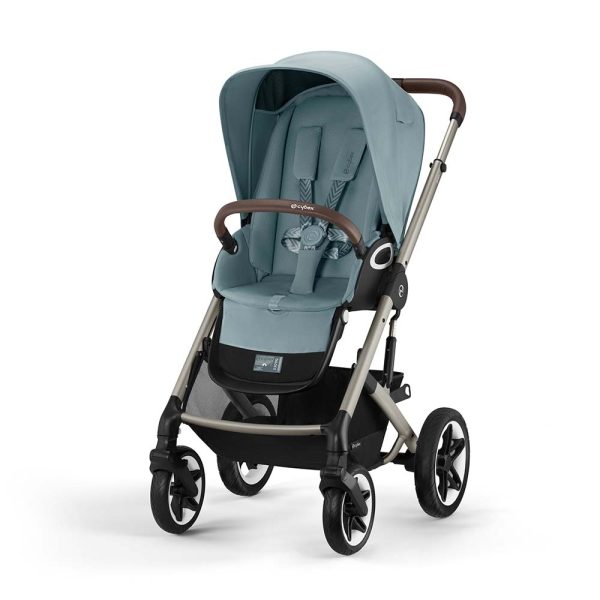 Cybex Talos S Lux Kinderwagen - Taupe Frame - Sky Blue