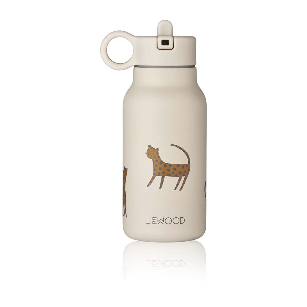 Liewood Falk Drinkfles 250 ml. - Leopard Sandy