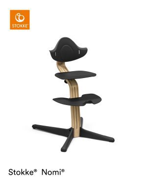 Stokke® Nomi® Kinderstoel - Oak - Black