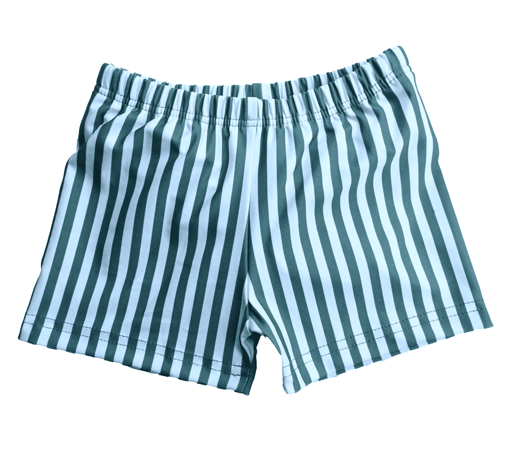 Slipstop Luierzwembroekje Jongen - 9-12 mnd - Green Bay Stripe