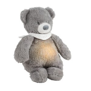 Nattou Nachtlamp Knuffel Sleepy - Bear (Grey)