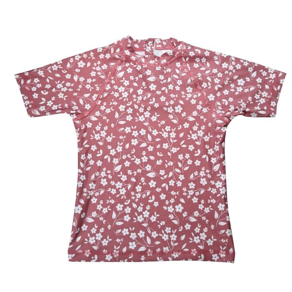 Slipstop T-Shirt - Stone Flower - 18-24 mnd