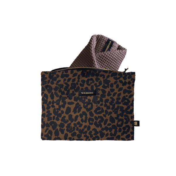 Wildride Pouch - Brown Leopard