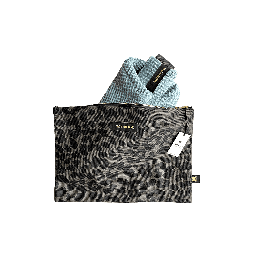 Wildride Pouch - Grey Leopard