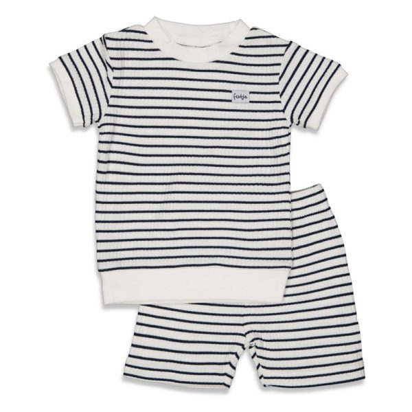 Feetje Pyjama Kort Wafel - Summer Special '23 - Marine - 104