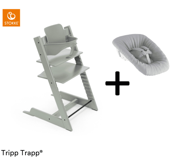 Stokke® Tripp Trapp® Compleet + Newborn Set™ - Glacier Green