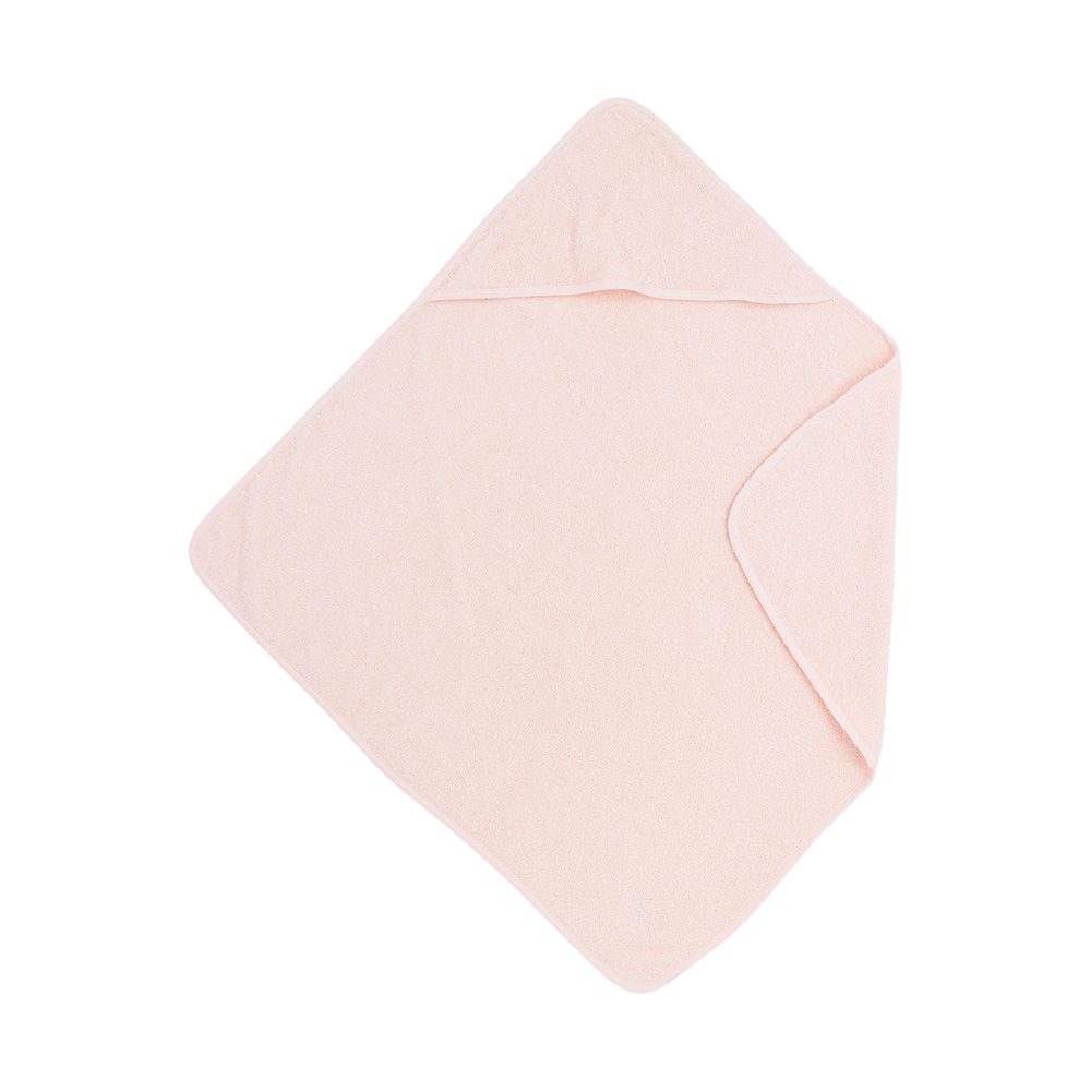 Meyco Uni badcape - badstof - soft pink - 75x75cm