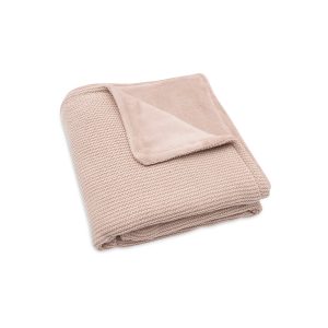 Jollein Wiegdeken Basic Knit Fleece - 75x100 cm. - Wild Rose