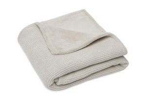 Jollein Wiegdeken Basic Knit Fleece - 75x100 cm. - Nougat