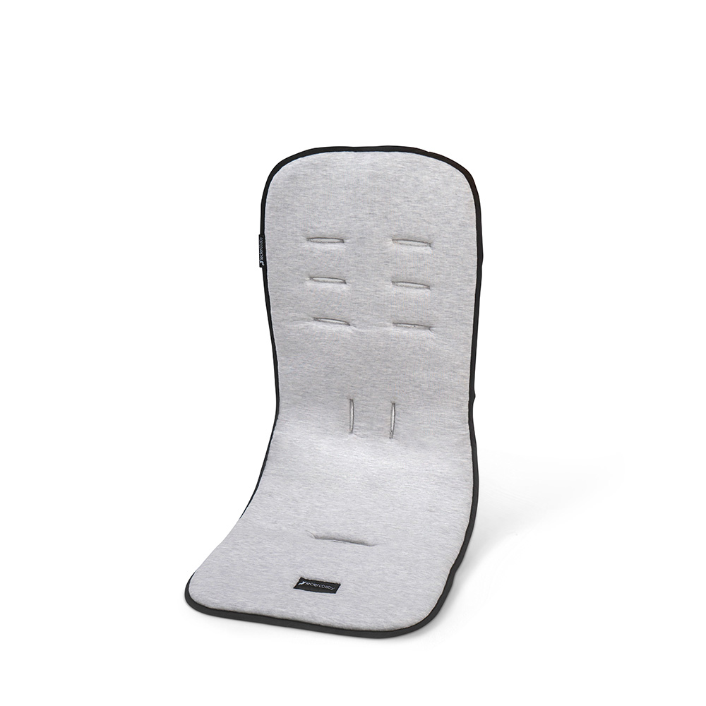 Leclerc Seatliner Zwarte Binding - Light Grey Melange