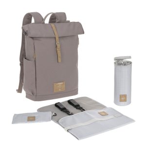 Lässig Green Label Rolltop Backpack Limited Edition Rosewood Grey