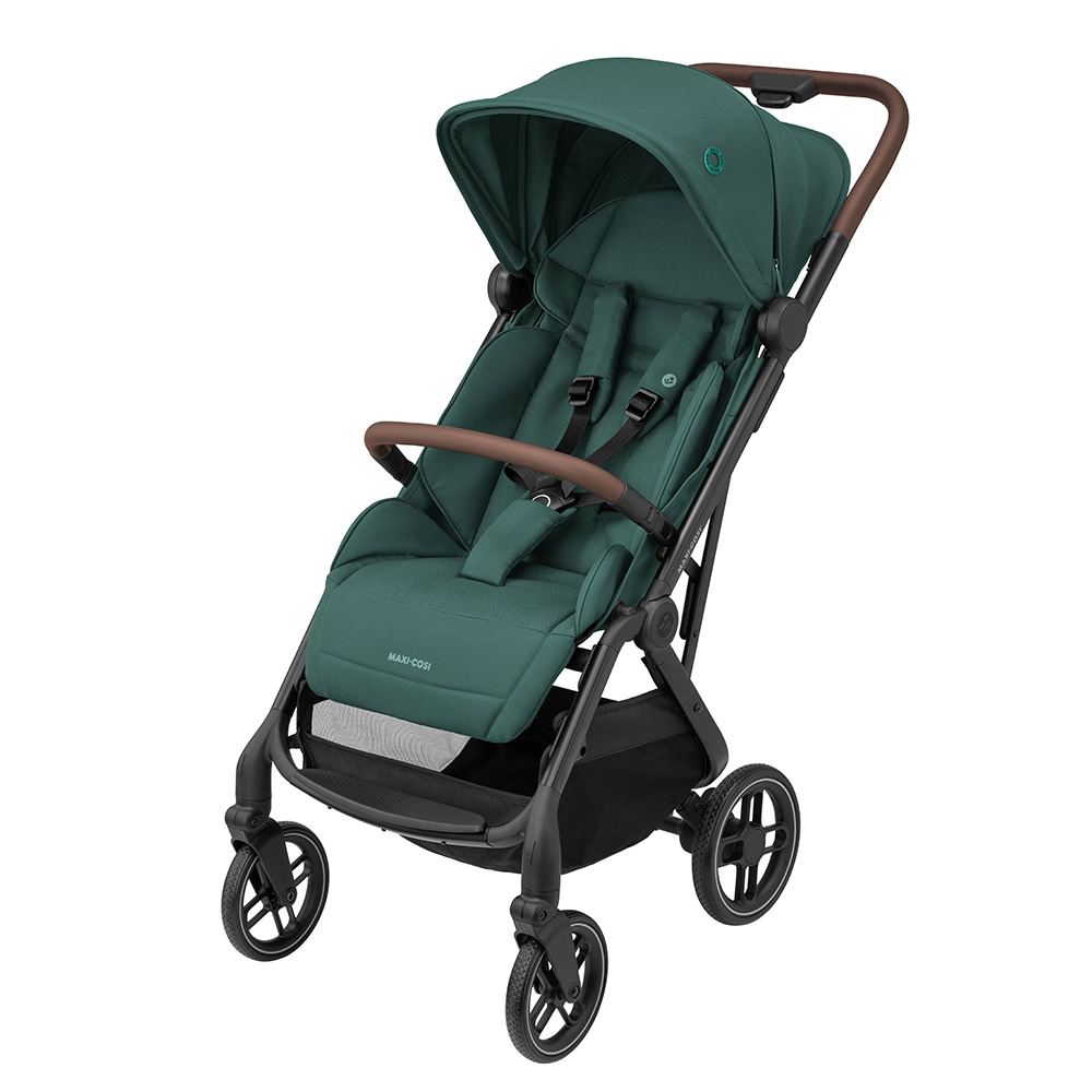Maxi-Cosi Soho Ultracompacte kinderwagen - vanaf de geboorte tot ca. 4 jaar (0 - 22 kg) - Essential Green