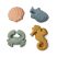 Liewood Gill Sand Moulds 4-Pack Sea Creature Sandy