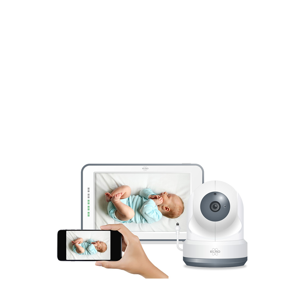 ELRO BC4000 Baby Monitor Royale Full HD Babyfoon met 12,7 cm touchscreen en app