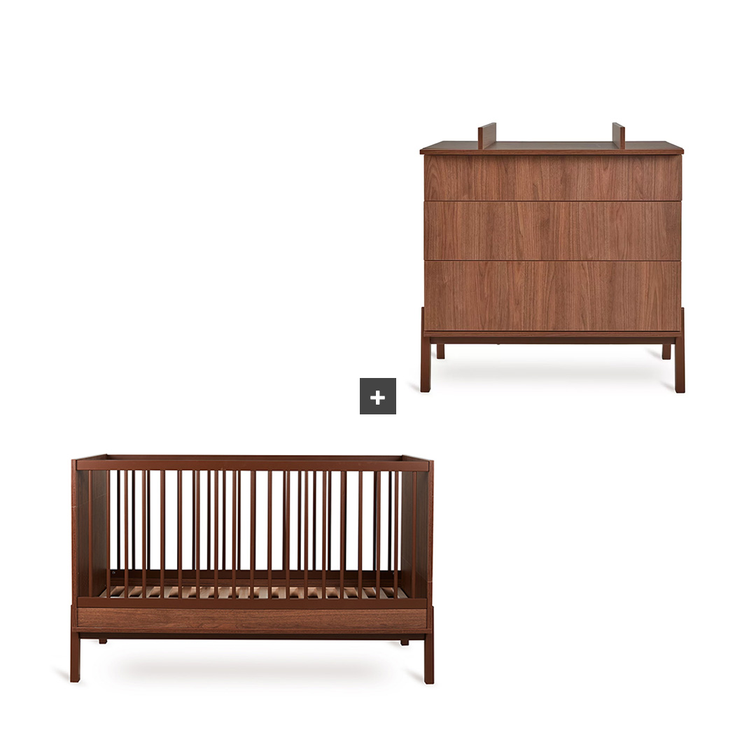 Quax Ashi Kinderkamer 2-Delig + Barrier - Chestnut