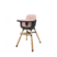 ding wooden high chair pink