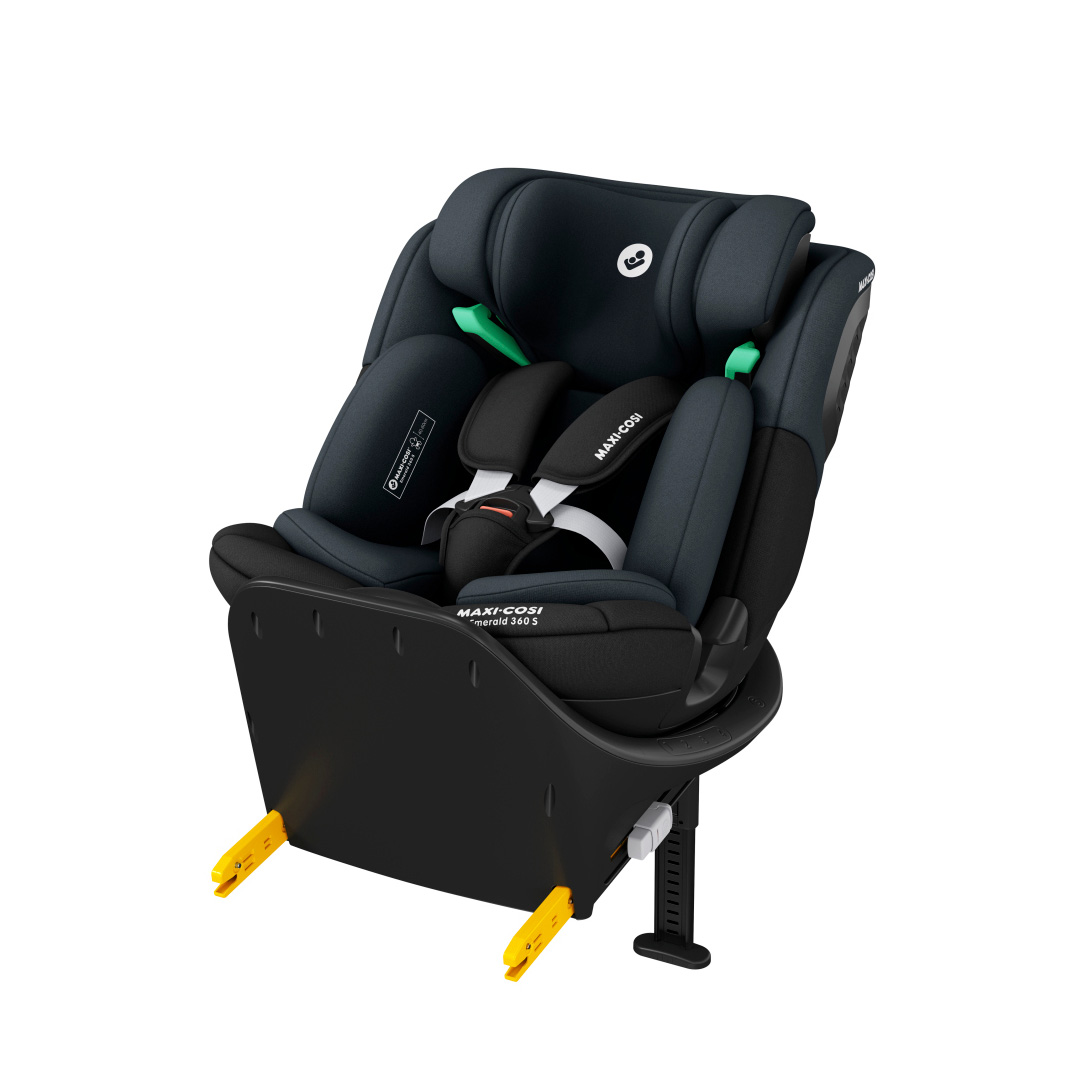 Maxi-Cosi Emerald 360 S - Autostoel - Tonal Black - Vanaf de geboorte tot 12 jaar