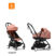 Stokke YOYO3 Complete met Newborn Shell - Black Frame - Ginger