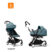 Stokke YOYO3 Complete met Newborn Shell - White Frame - Aqua