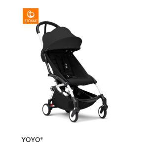 Stokke YOYO3 - White Frame Black-Logo