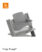 Tripp Trapp® chair Storm Grey, with Baby Set.