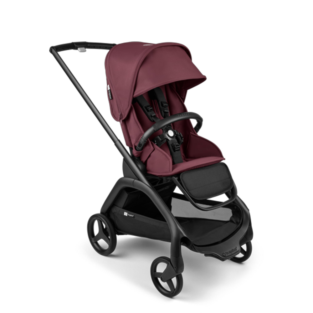 Bugaboo Dragonfly Kinderwagen - Black/Dark Cherry