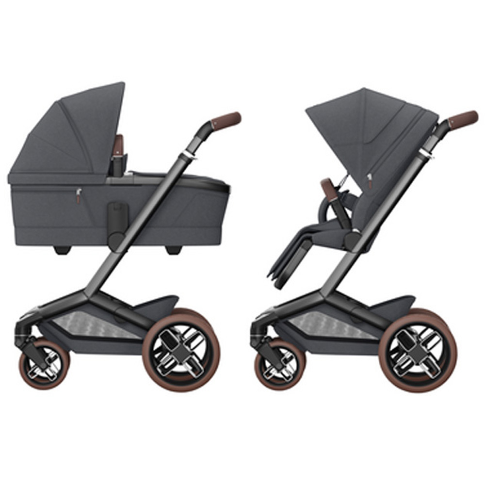 Maxi-Cosi Fame Kinderwagen met Reiswieg - Twillic Graphite