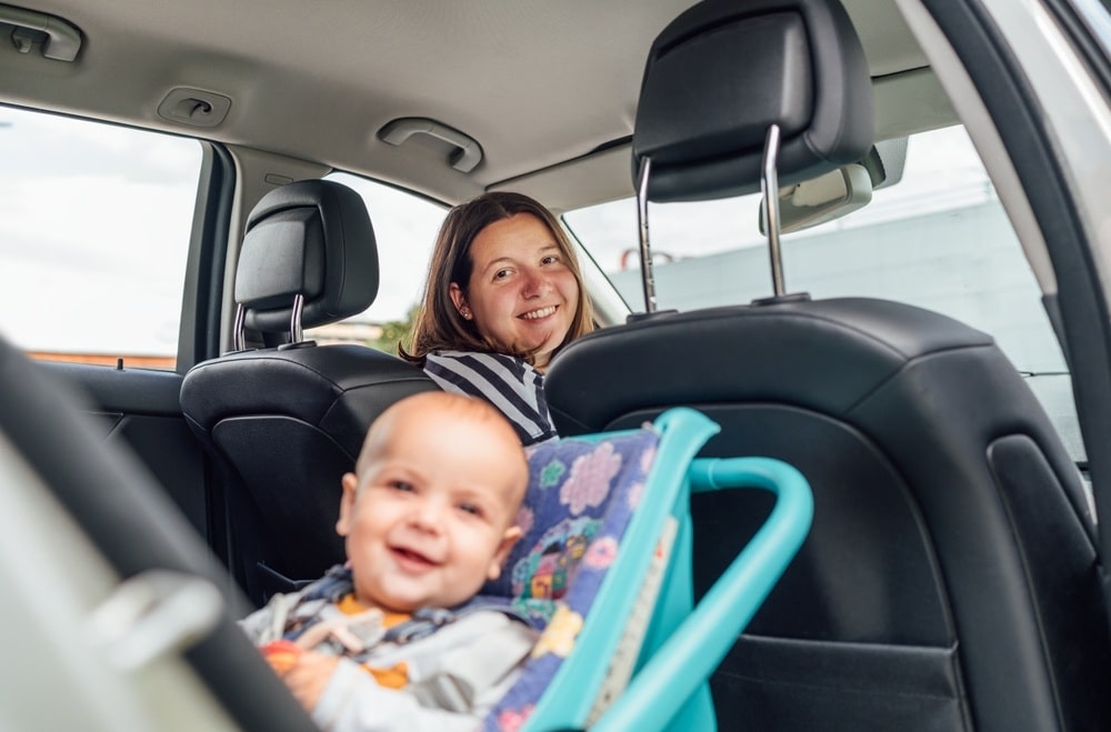 Eerste rit met baby aan boord